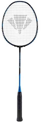 Carlton Unisex – Erwachsene Powerblade Ex 400 Badminton Schläger, Black/Fluor Cyan, One Size