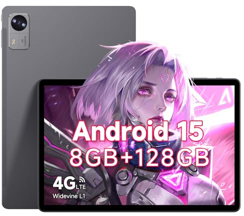 CHUWI Tableta Android 15, Hi10 XPro Tablet 10.1 Pulgadas, 8GB RAM 128GB ROM, Unisoc T606 Octa-Core,1280X800 HD IPS,13MP Cámara,Widevine L1,7000mAh,4G LTE/5G WiFi/GPS/BT 5.0, (Funda Incluida)
