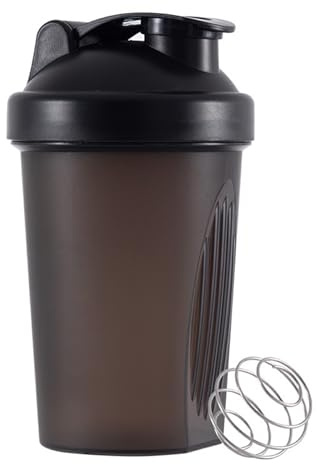 susiodeu Shake Up Fitness Routine with Convenient Shaker Bottle Portable Sports Fitness Protein Powder Water Cup PP Portable Size, Black