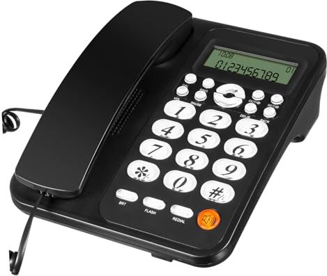 Housoutil Office Phone Caller Identification Corded Telephone Caller Identification House Phone