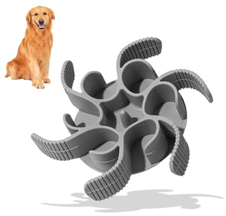 deegbbyi Ciotola Cani Alimentazione Lenta, Ciotola per L'alimentazione Lenta Degli Animali Domestici, Regolabile Materiale in Silicone, Rallenta la Velocità di Mangiare Degli Animali Domestici