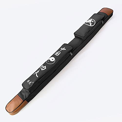 Fäktningsväska, Fäktning Tai Chi Svärdväska Enkel Dubbellager Flerfärgad Axelbärning(Black,Single layer)