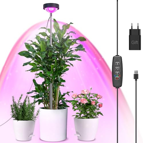 Idealife Lampada per Piante LED Spettro Completo con Lente Ottica