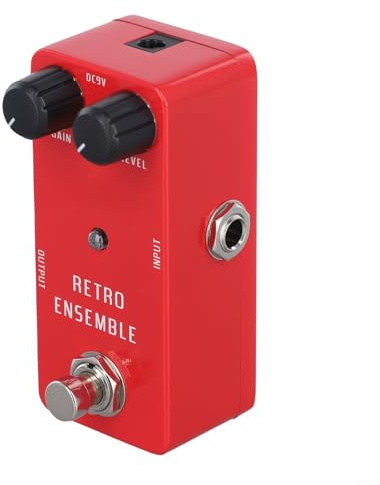 IRIN Pedal de efectos de guitarra con distorsión Wah Overdrive Delay Reverb Compresor para personalización de tono de rango completo (RS05 rojo)