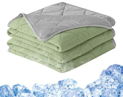 Generico Coperta Rinfrescante | Coperta Fredda Per Sudorazione Notturna | Biancheria Da Fresca Portatile Per Casa Camera Da Divano Viaggio Campeggio