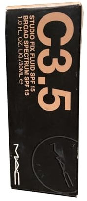 MAC 'Studio Fix' Fluid Foundation SPF 15 #C3.5 by M.A.C