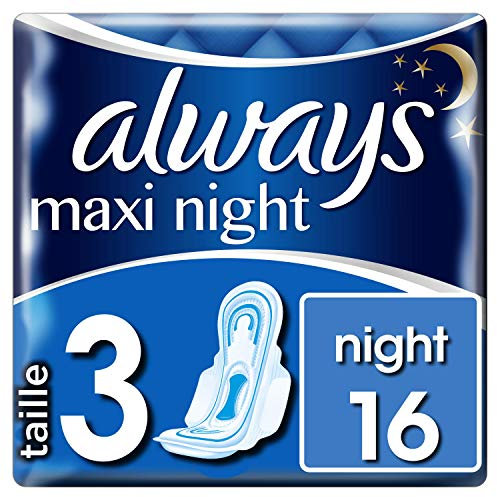 Always Maxi Night T3 Damenbinden Hüllen Einzelzimmer, 16 Hüllen