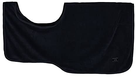 HORZE Marquess Fleece Riding Blanket - Dark Navy - 81 in