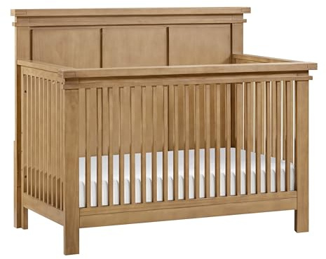 Soho Baby Mystic 4 in1 Crib Convertible, Honey Wood