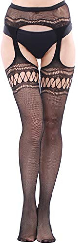 Générique Collant Ouvert À l'entrejambe Femme Bas Resille Combinaison Résille Dentelle Transparent Ajusté Séduisant Lingerie Élégante Sensuelle Et Chic Collant Ouvert À l'entrejambe Bas résille Femme