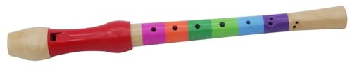Generic Giocattolo Educativo per Flauto in Legno, Strumento Musicale Leggero per Bambini, Apprendimento Precoce, Multicolore, 12,8 (COLORFUL)