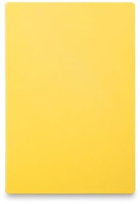 HENDI Tabla de cortar con certificación HACCP 600x400 - Amarillo - 590x395x(H)18 mm