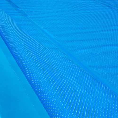 CFLNYC Schwimmende Poolabdeckung, Sommerschwimmbad-Thermodecke, Pool-Solarfolie für runde, rechteckige Pools, zuschneidbar (Color : Blue, Size : 5X10m/16.4X32.8ft)