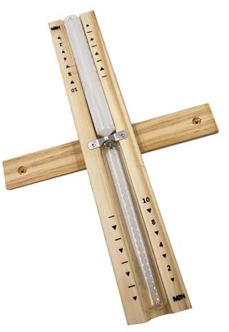 ＡＷＨＡＯ Sauna Sanduhr, Sanduhr, 10 Minuten, 10 Minuten, Weißer Sand für Bad, Spa