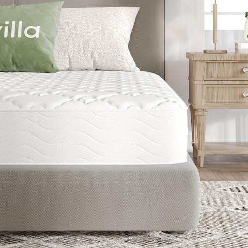 Novilla Materasso 140x200, Materasso Matrimoniale a Molle e Schiuma Altezza 20cm, Materasso a Molle Insacchettate Sostegno Perfetto, Confortevole e Traspirante, Mediamente Solido