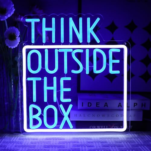 OYCGZV Sopra il bordo del piatto, insegna al neon a LED, insegna al neon, USB, per sala giochi, studio, aula, riunioni, ufficio, grotta