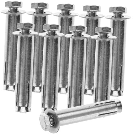 ORFOFE 20pcs Countersunk Expansion Bolts Heavy Duty Fastening Screws for Construction Doors Cabinet Fixings Reliable Expansion Screw Replacement