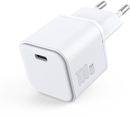 100W GaN USB C ladegerät - Superkleines USB-C Netzteil, Mini Schnellladegerät mit PD3.0 & PPS für Mac-Book Pro/Air, Laptops Note-Books, Kompatibel mit Lenovo ThinkPad Dell XPS iPad Pro