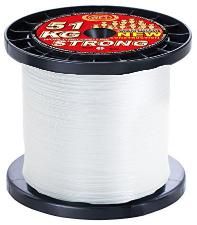 WFT New KG Strong Trans 1000m 67kg - Geflochtene Angelschnur zum Meeresangeln, Geflechtschnur, Meeresschnur zum Heilbuttangeln