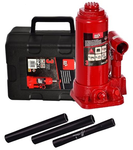 3 TON TONNELLATE CRIC AUTO CARRELLO SOLLEVATORE CRICK IDRAULICO DE AUTO con la Valigia