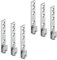 Gedotec Schrankaufhänger Stahl verzinkt H10323 | 6 Stück Schrankhalter zum Schrauben | Möbelaufhänger rostfrei | Aufhängeschiene Metall | Schrankträger stabil | Schrankträger sichtbar | Schwerlast