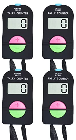VANVENE Electronic Hand Clicker Counter,Easy to Operate Tally Counter, Supermarket People Flow Manual Additio Subtraction Counter Clicker,for Golf/Football Sports