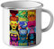 French Unicorn Mug Emaillé Metal One Piece Personnages Animé Portraits Style Pop Art Equipage