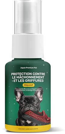 Spray Anti-Mordillage pour Chiens et Chats | Spray Correcteur pour Chien | Spray Répulsif pour Animaux | Spray Dissuasion Naturel pour Chien | Spray Anti-Mâchouillage pour Chiots | 240 ml Arôme Citron