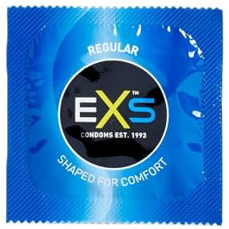 EXS | Regular Préservatifs | Latex Naturel & Préservatif Plus Sûr | Végan | Lot de 100