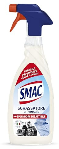 Smac - Dégraisseur universel, nettoyant spray multi-surfaces avec action dégraissante et technologie zéro halos, 650 ml
