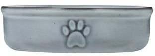 Mason Cash Reactive Paw Small Pet Bowl, 13cm Diameter, 250ml Capacity Ideal for Cats, Puppies & Small Dogs, Durable Stoneware, Dishwasher & Freezer Safe