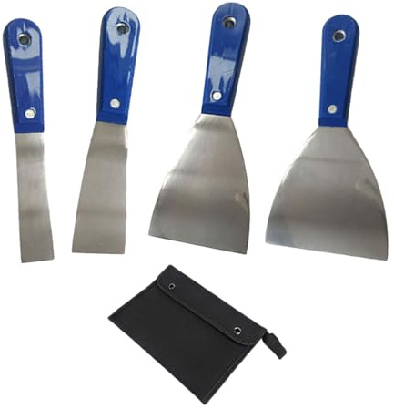 Cortador de masilla, raspador de masilla, de acero inoxidable, para pintores, cortador de cinta para quitar masilla, pintura y madera