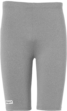 UHLSPORT - DISTINCTION COLORS TIGHTS - Short de Football - Matière Légère - Coupe Moulante - gris foncé chiné - FR : M (Taille Fabricant : 10 ans)