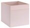IKEA Dröna Aufbewahrungsbox für Kallax Regale Box Fach Kiste 33x38x33 cm, aus Polyester (Blass Rosa)