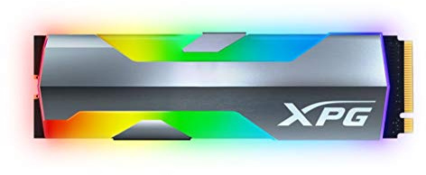 XPG ADATA SPECTRIX S20G 1TB PCIe Gen3x4 M.2 2280 Solid State Drive- RGB Design with 2500/1800 R/W speeds to Level up Your Gaming Performance, ASPECTRIXS20G-1T-C