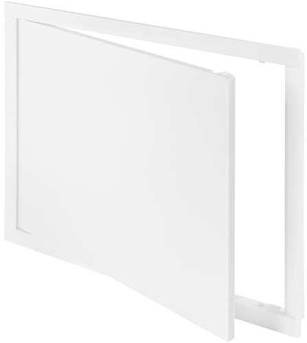 Vent Systems - Pannello di accesso 400 x 300 mm, porte di facile accesso, plastica ABS, pannello di accesso per cartongesso, parete e soffitto, copertura per porte elettriche e idrauliche