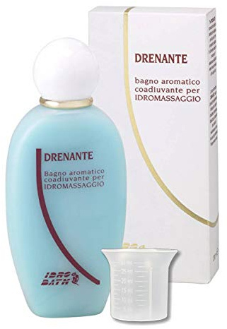 Bagno aromatico DRENANTE 200 ml + Dosatore Graduato in Omaggio per Vasca Idromassaggio di tutte le marche e modelli. Profumo a base di Oli Essenziali.