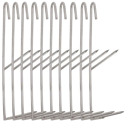 A&N Räucherhaken Räuchern Fleischhaken V-Form 16cm - 10 Stück smooking Hooks