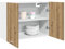 Xichuzi Hängeschrank Artisan-Eiche 80x31x60 cm Holzwerkstoff, Kitchen Wall Cabinet, Küchenschrank, Küchenhängeschränke, Wandschrank Küche - 856111
