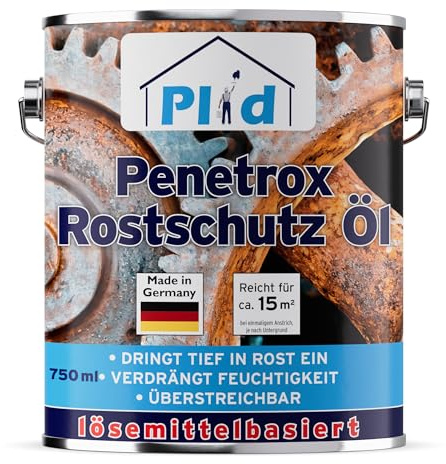 Plid Penetrox rostskydd olja 750 ml | korrosionsskydd för metall