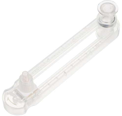 UKCOCO Coupe-cercles Rotatif Réglable en Plastique Transparent, Emporte-pièce Circulaire Précis pour Scrapbooking et Loisirs Créatifs, Outil de Découpe Artisanal Compact pour Papier
