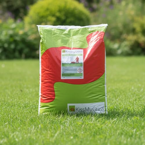 Boston Seeds Slow Release Fertiliser 20.6.8 (1 x 5kg) - 3 Month Growth, Nutrient Rich Lawn Seed for Garden Lawn Care, Slow Release Fertiliser Granules