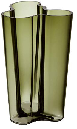 Iittala Vase Aalto 251 mm Grün aus Glas