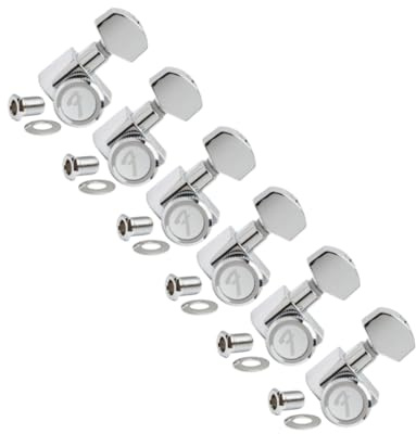 Fender® »LOCKING TUNING MACHINES - STRATOCASTER®/TELECASTER®« Locking Mechaniken für E-Gitarre - Farbe: Brushed Chrome