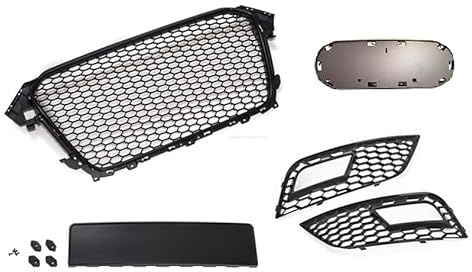GOINGFAST Parrilla Sport Panal de Abeja con Rejillas de Ventilación Compatible con A4 B8 8K Facelift 11-