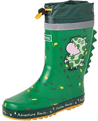 Regatta Childrens/Kids Puddle Peppa Pig Galoshes (3 Infant) (Green)