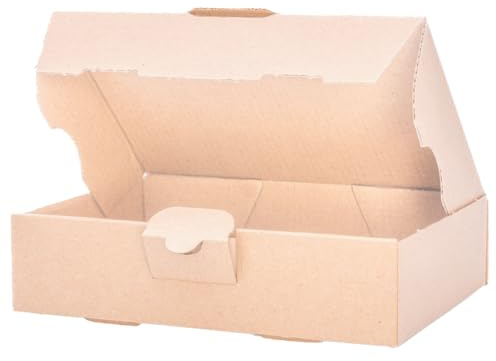 10 maxi cajas DHL cajas Post maxi carta marrón 180x130x45 mm (MB 2 - DIN C6) Caja plegable | caja de envío | caja de cartón