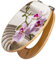 banjado Design WC Sitz Bambus Absenkautomatik 45,8x37,5cm / Toilettendeckel mit Absenkautomatik Holz/hochwertiger Bambus Klodeckel/WC-Sitz für gängigen Toiletten/Motiv Zen Relax
