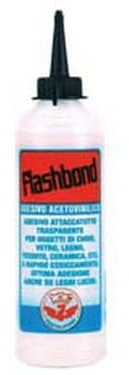 5PZ COLLA ACETOVINILICA SUPER TRAPARENTE FLASHBOND - ml.250