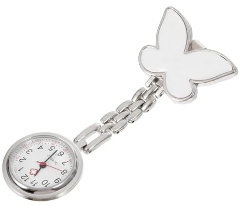 SAFIGLE 3stücke Doctor Pocket Watch Für Clip-Uhr Mit Schmetterlingsdesign Für Und Medizinisches Personal Leicht Zu Befestigen Und Langlebig